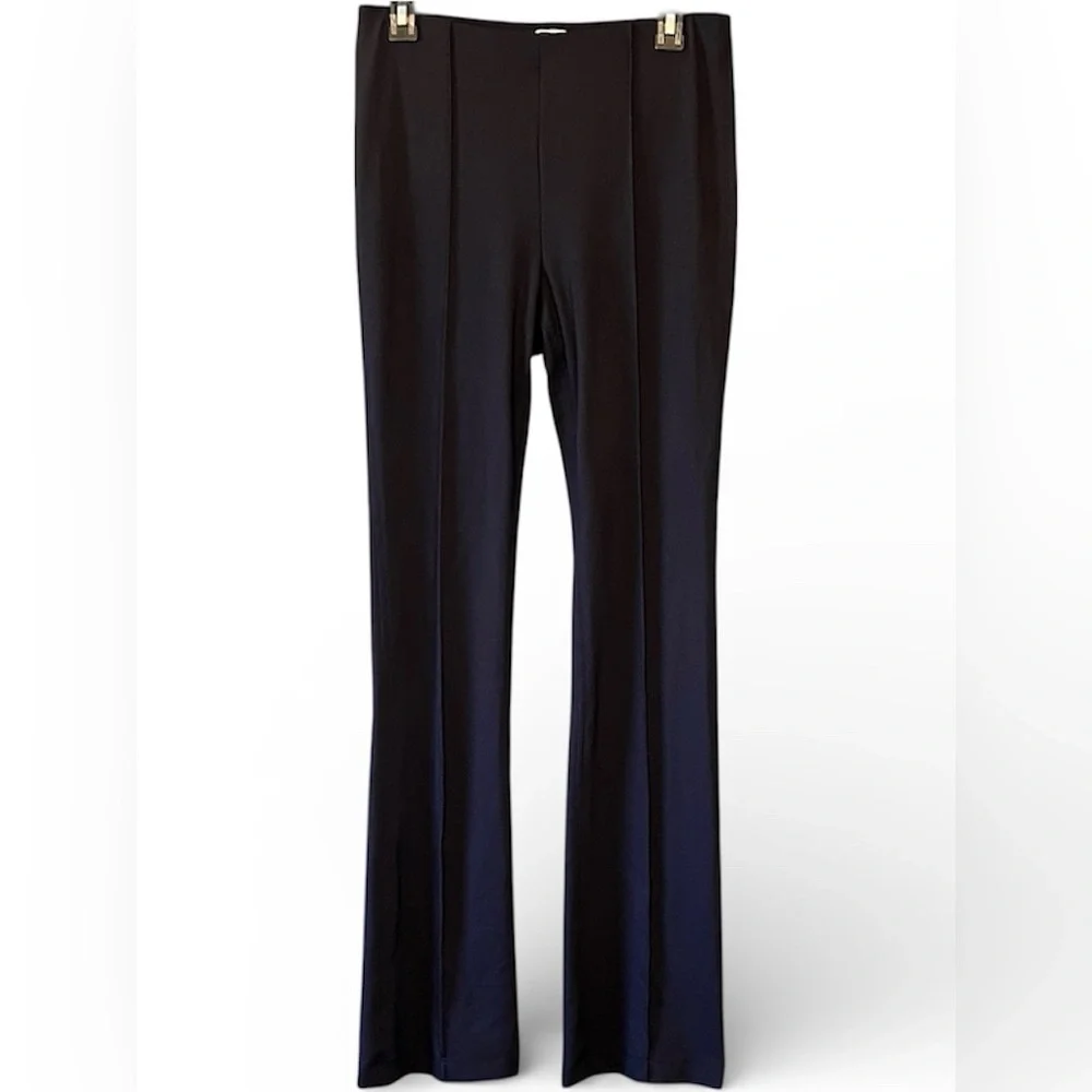 Elizabeth and James Black Front Seam, Stretch, Flare Dress Pants, Size Medium - Picture 1 of 8